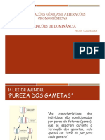 3.1 - Interações e Alterações - Variações de Dominância