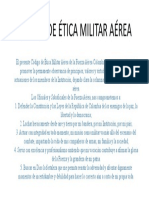 Codigo de Etica Militar Aerea