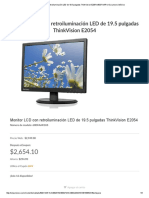 Monitor LCD Con Retroiluminación LED de 19