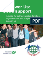 Empower Us: Good Support: A Guide For Self-Advocates, Families, Organisations and The People Who Support Us