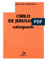 67. CIRILO DE JERUSALEN - Catequesis