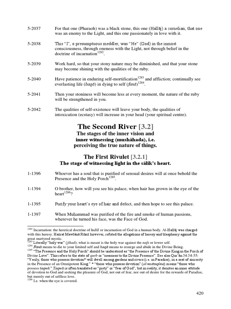 The Heart of Hearts of Rumi's Mathnawi (PDFDrive) - 421 PDF | PDF ...