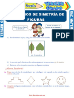 Ejercicios de Simetría de Figuras para Tercer Grado de Primaria