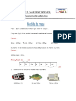 Medidas de masa: kilogramo, gramo y sus equivalencias