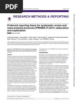 PRISMA-P Systematic Review Protocol Template | PDF | Systematic Review ...