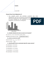 Procedimiento - Examen Primer Parcial Samuel Pérez 6E