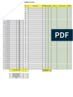 Horometro Fecha Turno Operador Inicial Final Total Observacion Diesel JT (Firma) Chek List (Lo Malo) N°