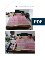 Price Rs. 7000: Double Bed With Storage Drawers, Boxes & Coir Mattresses