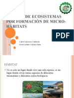 Microhábitats ecosistemas