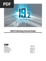 ANSYS Meshing Tutorial Guide