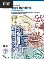 Download Manual of Seed Handling in Genebanks by Avantgardens SN47748759 doc pdf