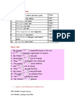 Possessive Pronouns Quiz