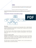 Components of Directors' Remuneration Package