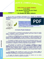 Programa "Plántate Ante El Cambio Climático"