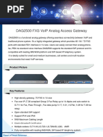 Dag2500 Fxs Voip Analog Access Gateway: Product Picture