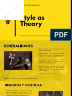 Style As Theory