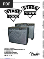 Fender Stage 1000manual