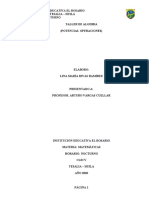 Taller de Algebra - (Potencias. Operaciones)