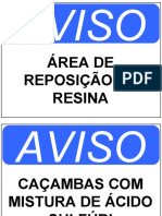 Placas Geral para Obra