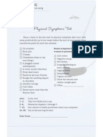 Physical Sympyoms Test