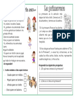 Evaluación Semanal de Lectura