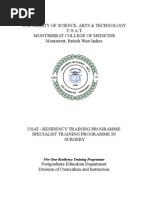Download USAT MONTSERRAT COLLEGE OF MEDICINE Surgery General Programme by USATPGA SN47750144 doc pdf