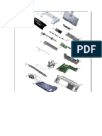 Exploded Printer Parts