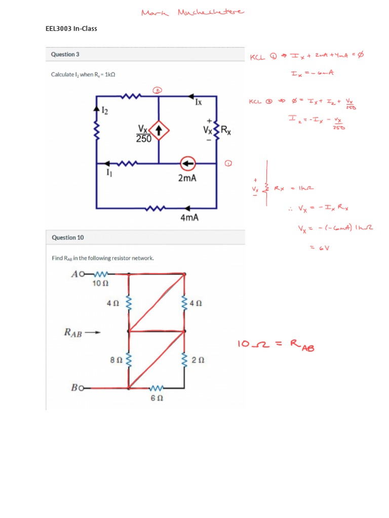 In Class 3 Circuits Activity | PDF