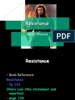 Resistance: GCSE Physics