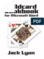 Free eBook_ Wildcard Cookbook for MS Word