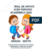 Cartilla Grado Sexto Iii Periodo Academico Jackybell PDF