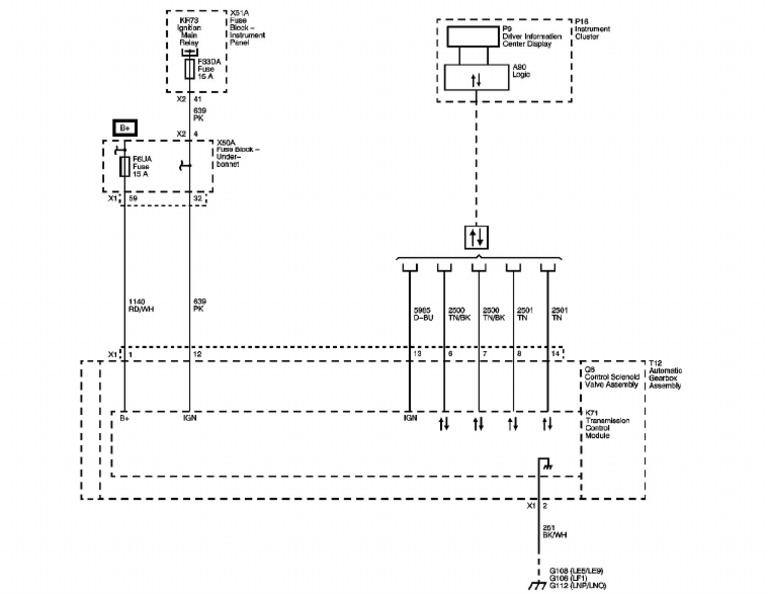 Wiring Diagram Trans 6T40 | PDF