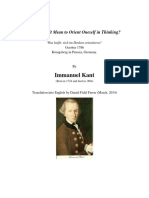 Kant - What Does it Mean to Orient Oneself in Thinking.pdf