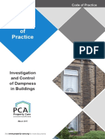 Code of Practice: Investigation and Control of Dampness in Buildings