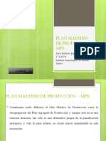 Plan Maestro de Producción - MPS