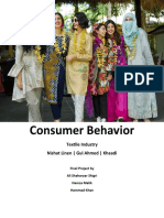 Consumer Behavior - Final Project