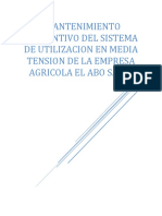 Informe Tecnico Evaluacion de Sistema Electrico de Fundo El Abo S.A.C.
