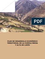 Plan de Desarrollo Económico Territorial de La Cuenca Alta y Media Del Rio Lurin