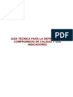 Guía Técnica para La Definición de Compromisos de Calidad y Sus Indicadores PDF