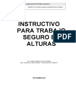 Instructivo para Trabajo Seguro en Alturas