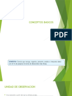 CONCEPTOS BASICOS de estadística