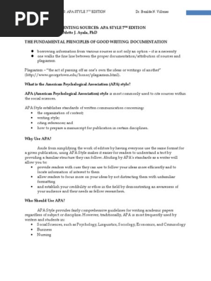 4 Apa 7th Edition