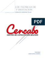 Tarea I de Tecnicas de Oficina y Digitacion 2