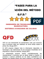 Fases para la elaboración del método QFD