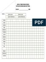 Jadual Pembersihan Tandas PDF