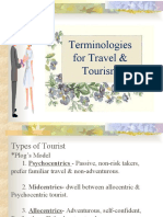 Terminologies For Travel & Tourism