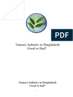 Tannery Industry in Bangladesh: Good or Bad?