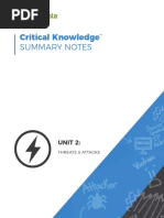 Critical Knowledge: Summary Notes