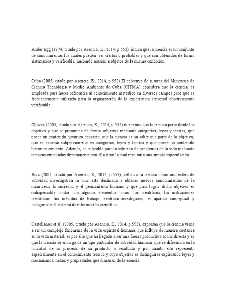 Definicion de Ciencia | PDF