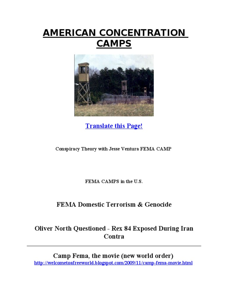American Concentration Camps PDF Executive Order Kbr (Company)